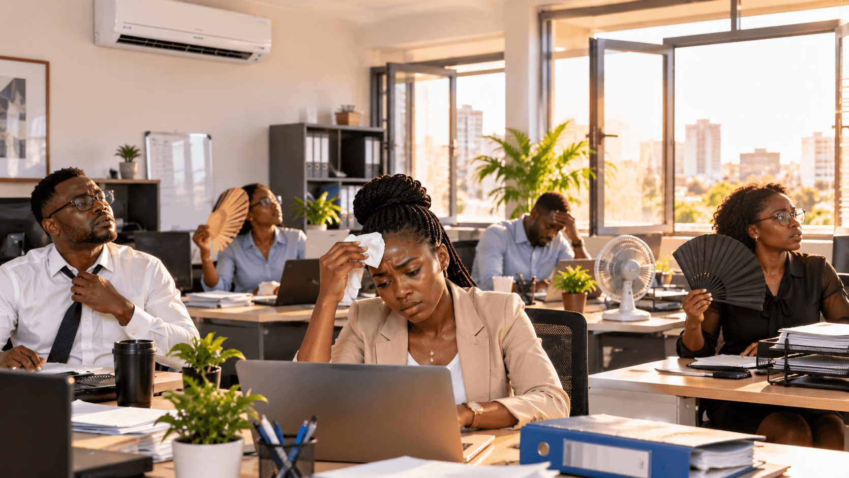 Bureaux et productivité : l'impact réel d'une climatisation défaillante