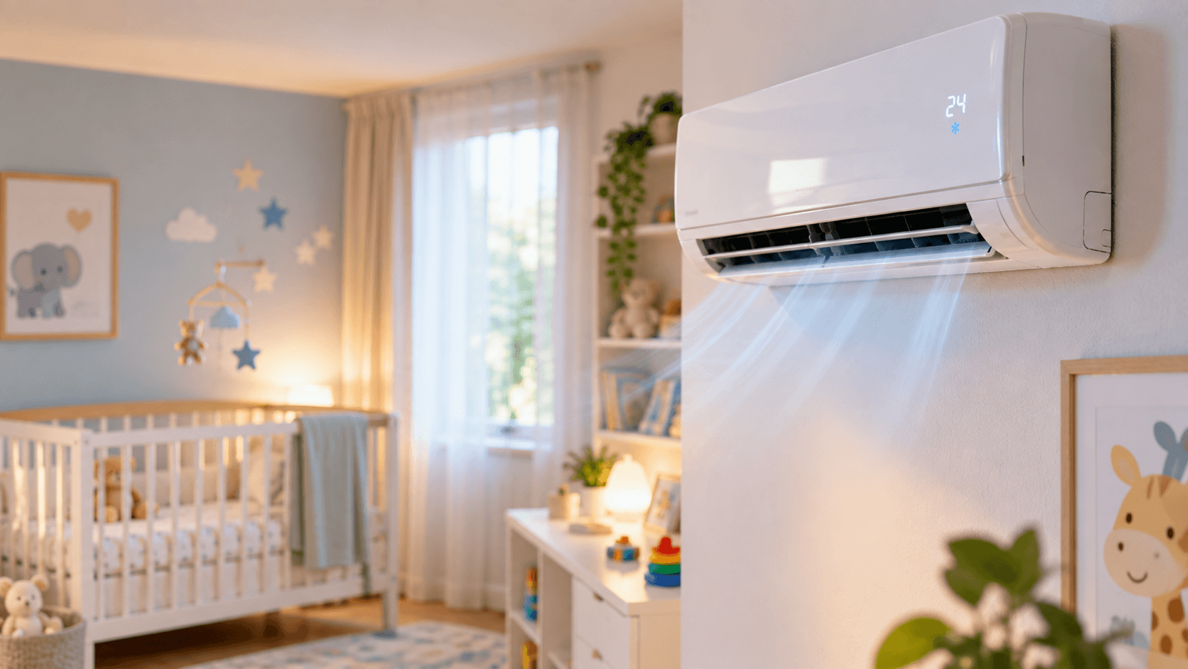 Climatiseur pour une chambre de bébé : précautions à prendre