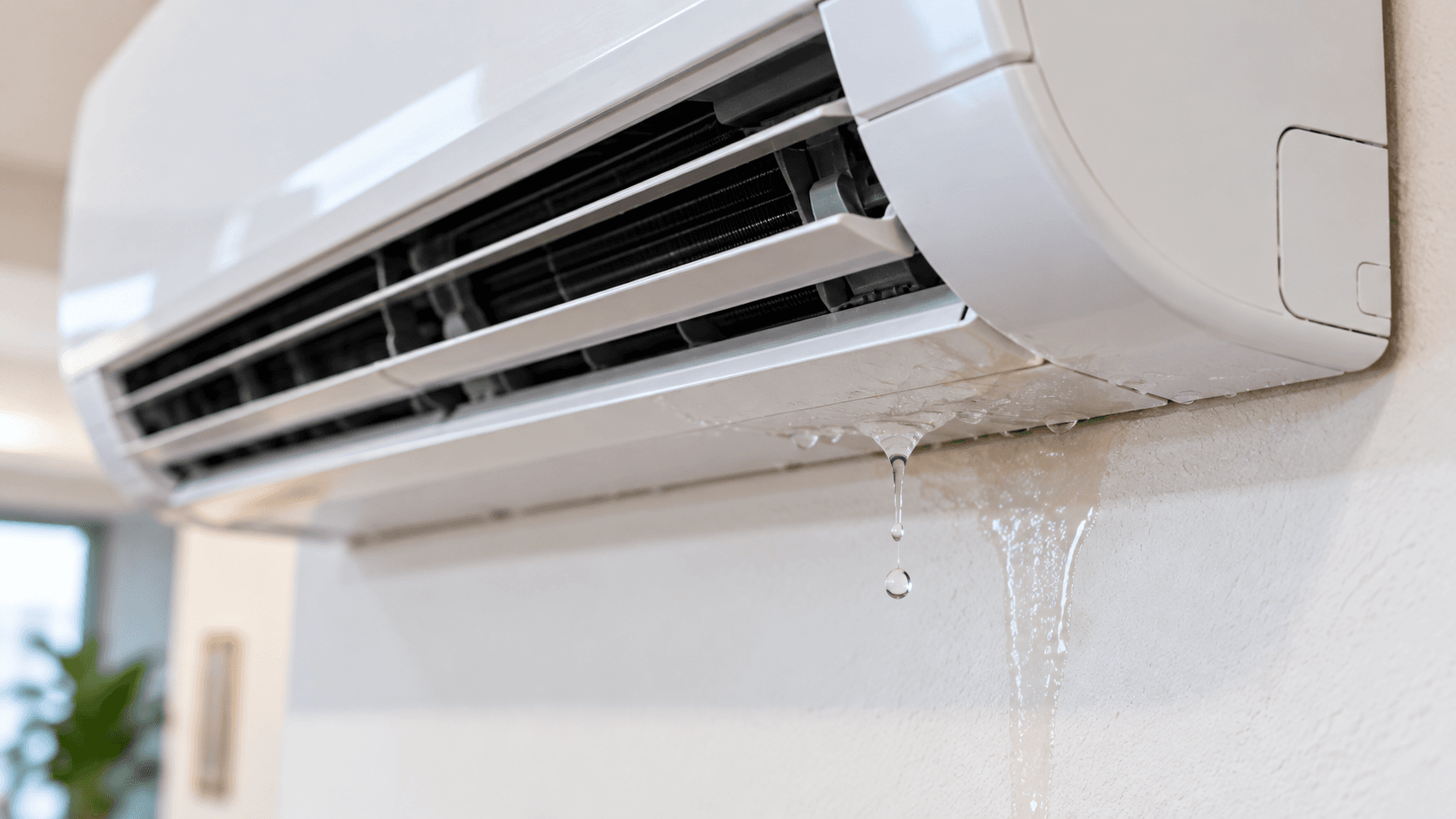 Climatiseur qui coule de l'eau à l'intérieur : causes et solutions