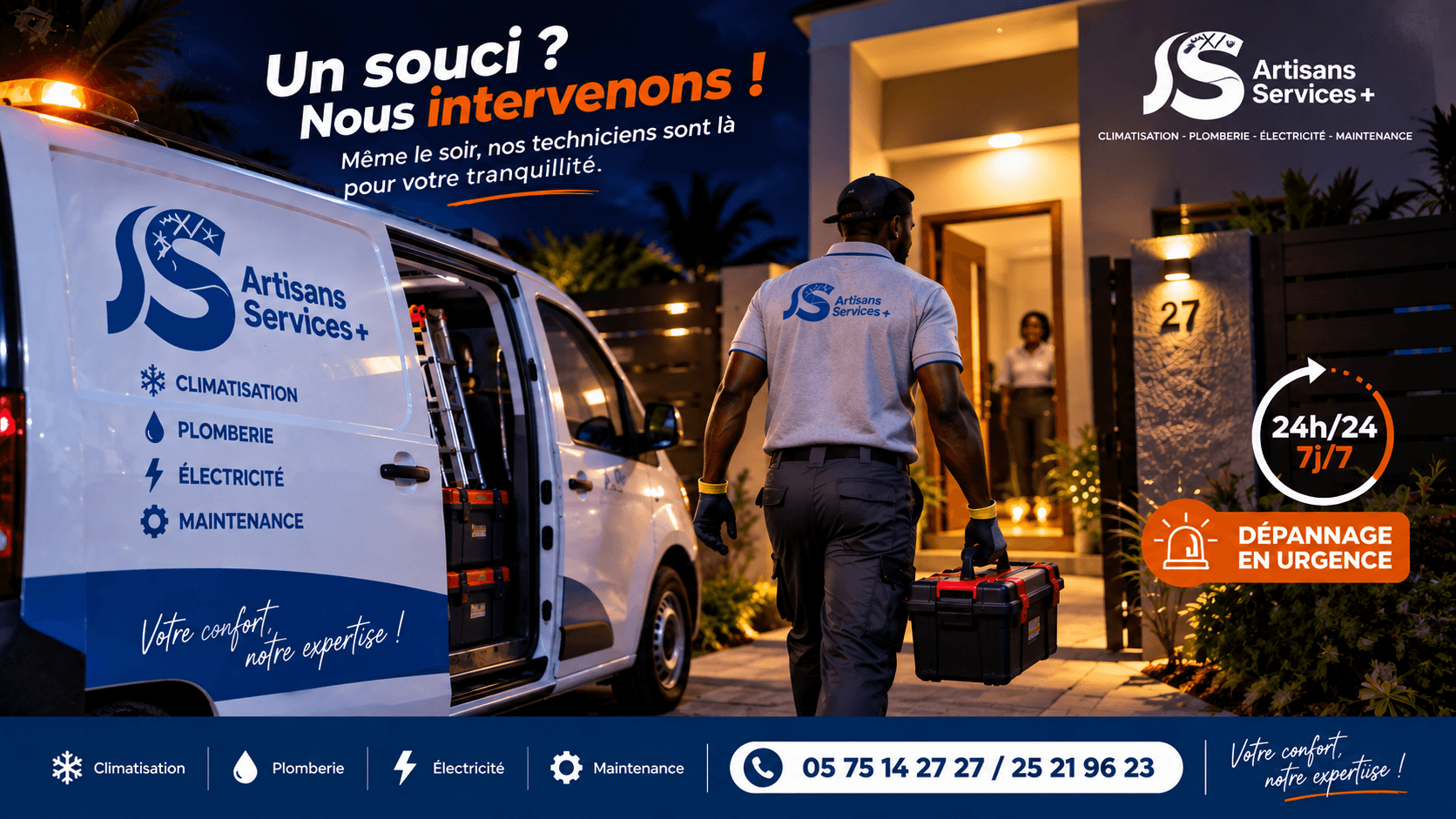 Combien coûte une intervention de plomberie d'urgence à Abidjan