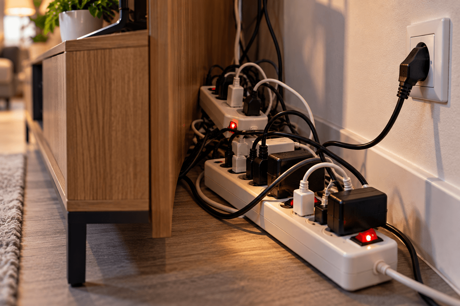 Les dangers d'un tableau électrique surchargé