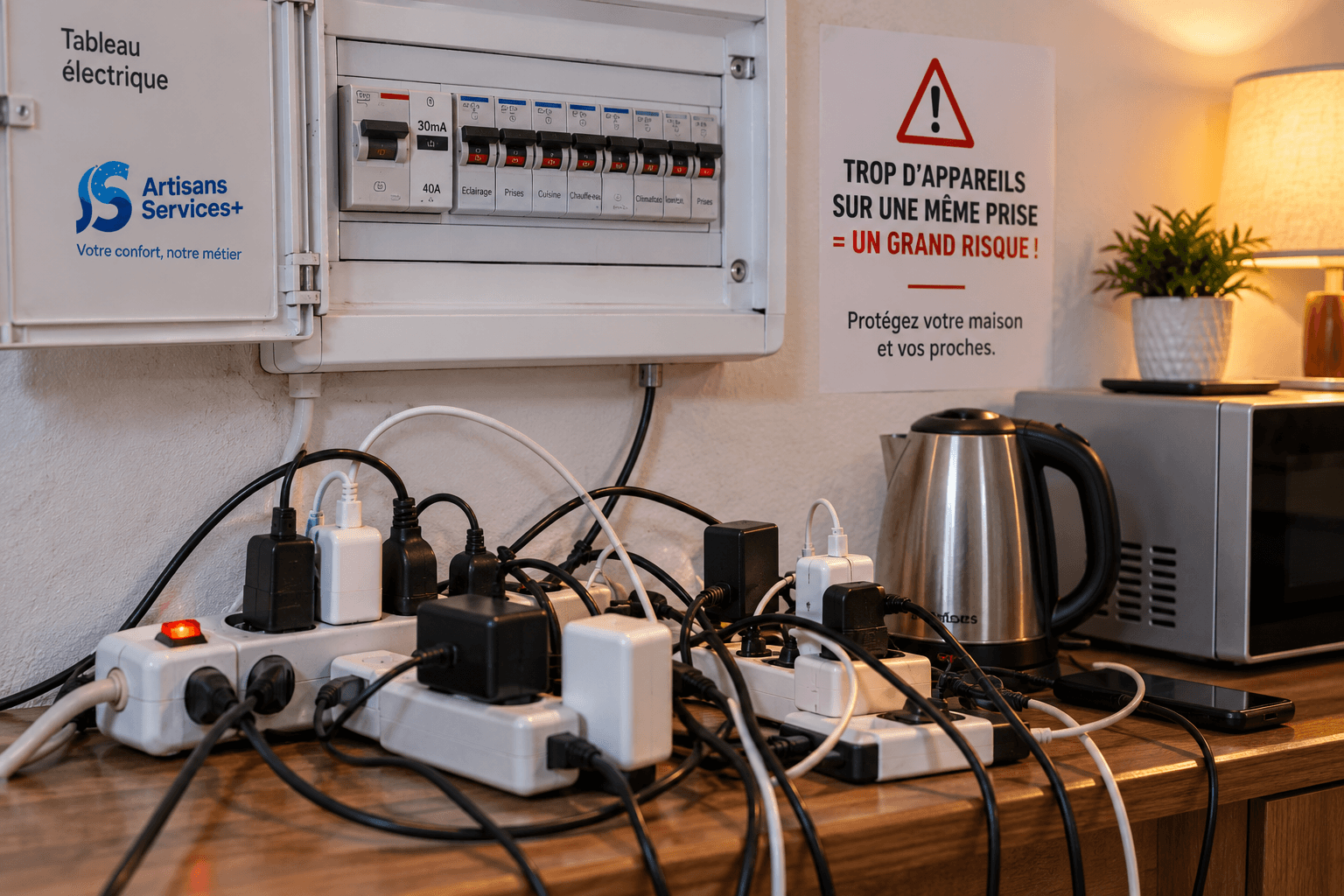 Rallonges et multiprises : les erreurs qui multiplient les risques d'incendie